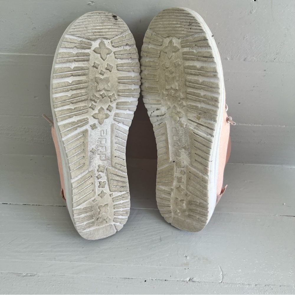 Hey Dude Shoes Womens Size 7 Rose Crystal Wendy Glitter Moc Toe Comfy Sneakers - Picture 7 of 8